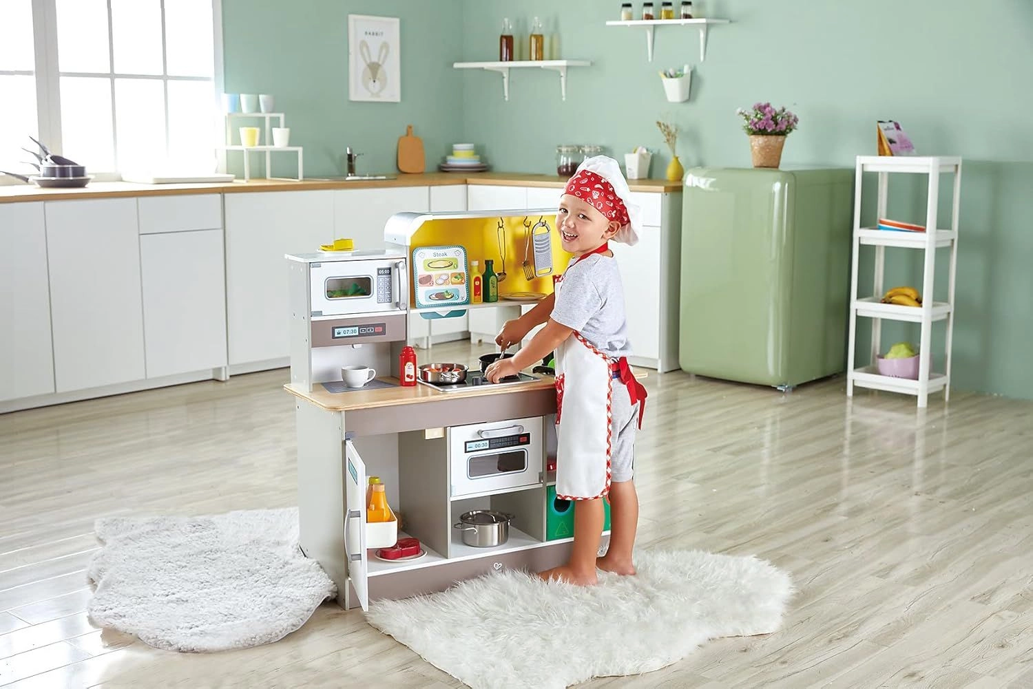 Deluxe Kitchen Playset With Fan Fryer (BDM-E3177)