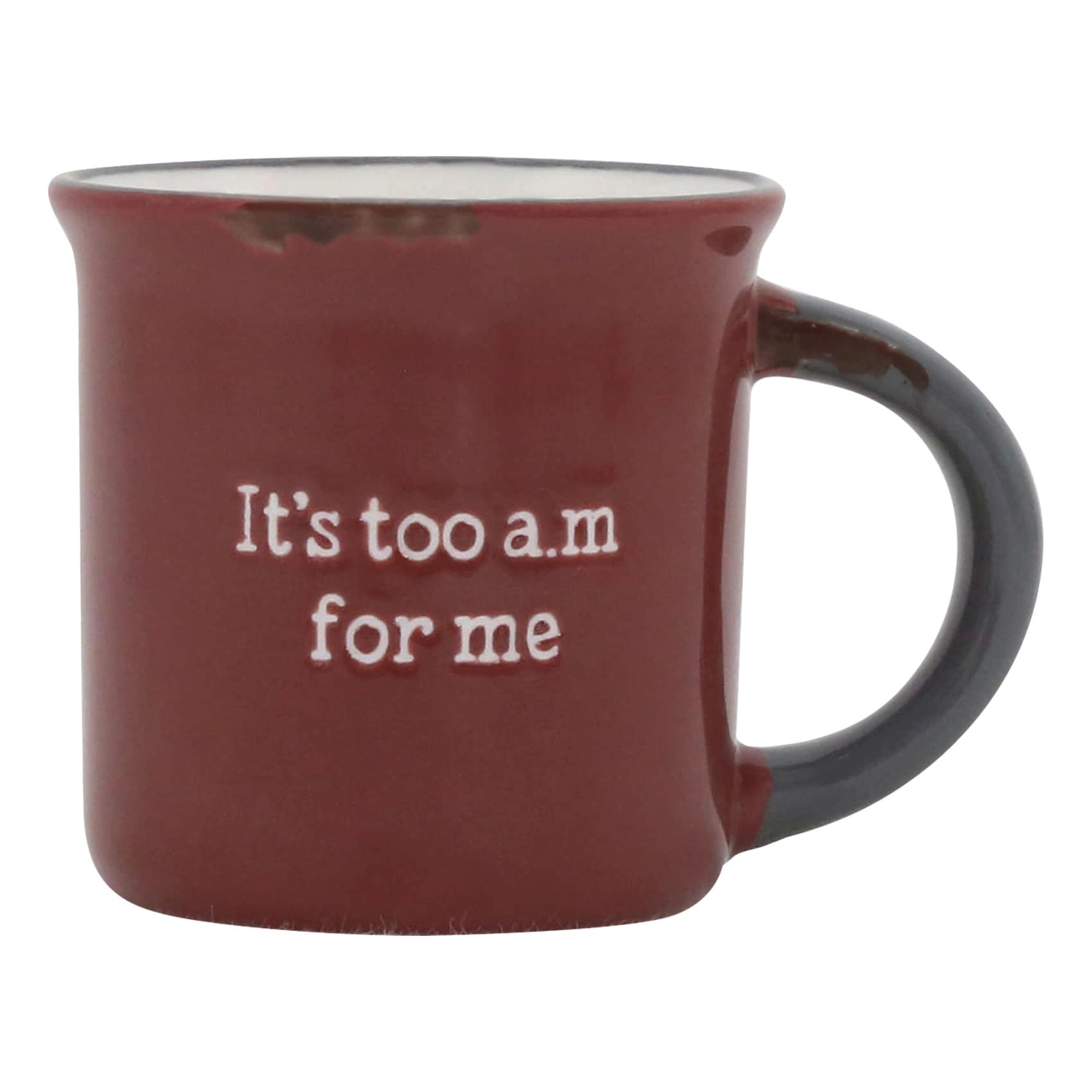 Embossed Phrases Coffee Cup - 4 pcs