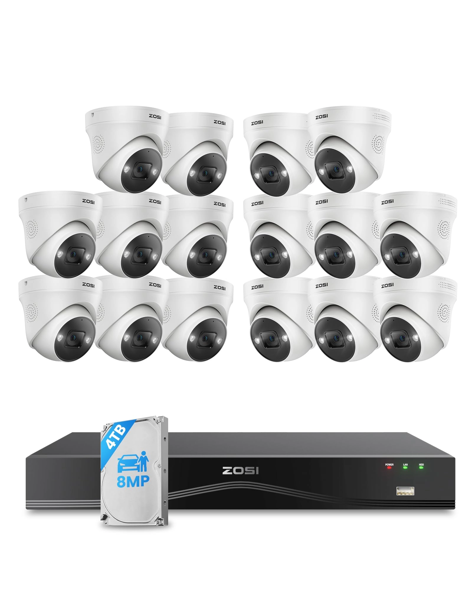 Security Camera System - 16x 24CH 4K