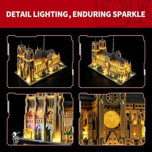 Light for LEGO Notre-Dame de Paris 21061