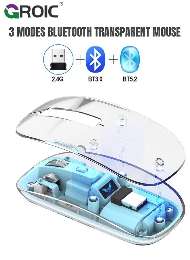 LED Slim Silent Mouse - Wireless