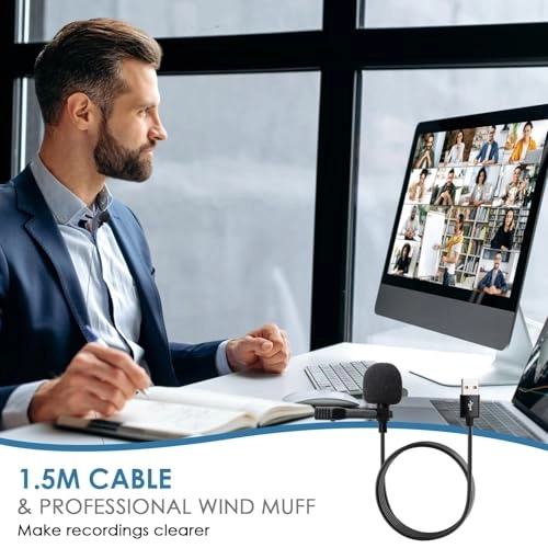 MIC1 3.5mm-Mini-Jack+USB Microphone