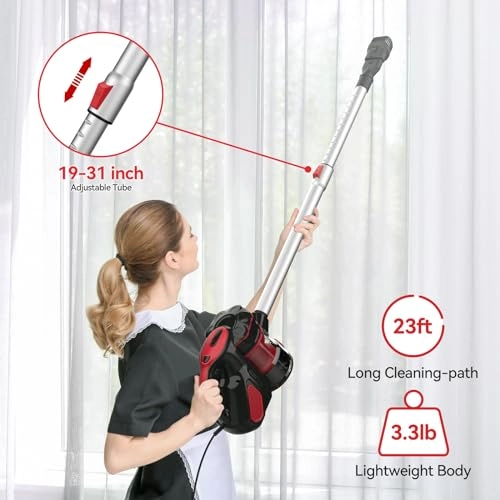 Corded Stick Vacuum Cleaner - 600W 18000Pa