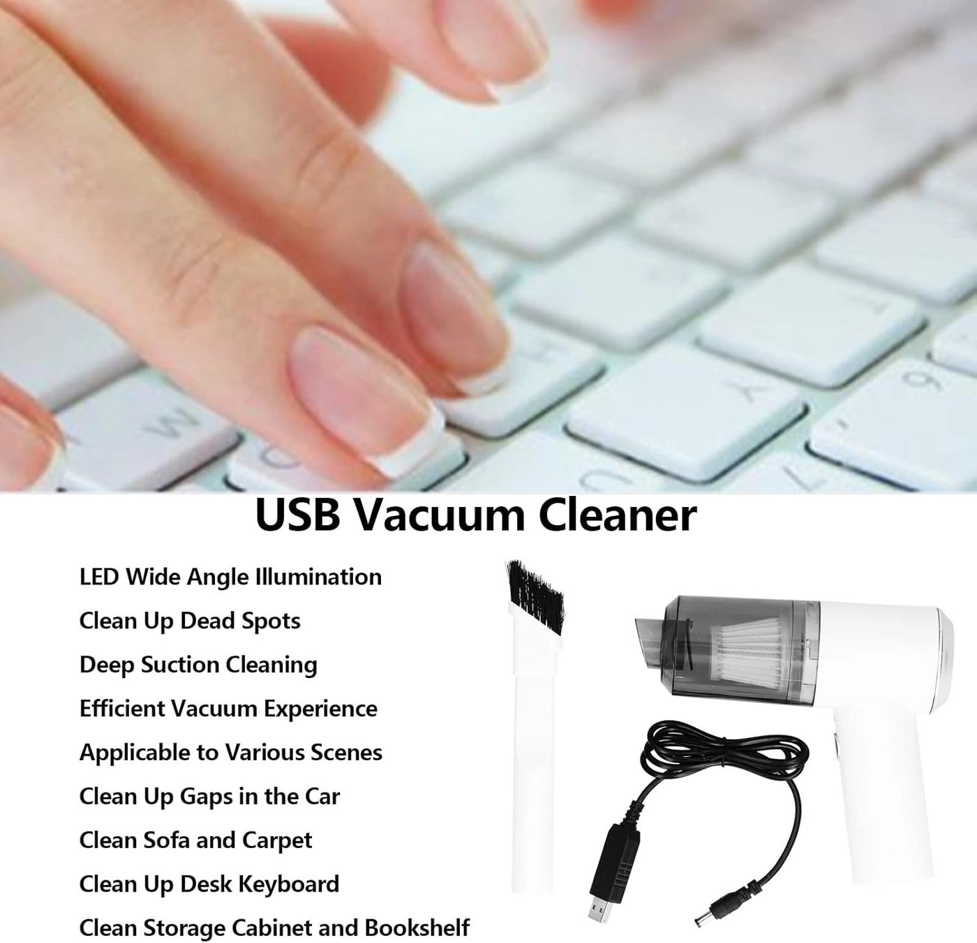 Handheld Vacuum - 2000mAh