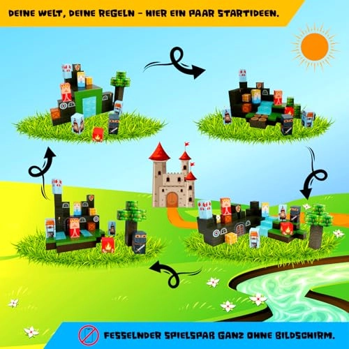 Magnetic Building Blocks - Knight's Castle 80pcs