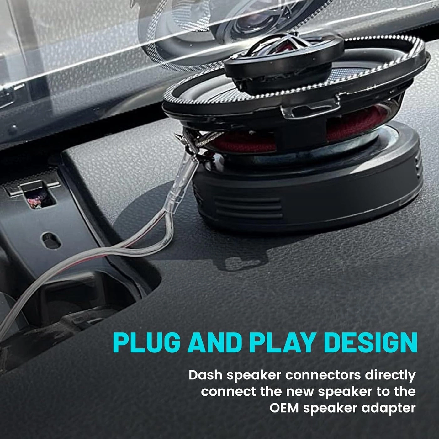 Dash Speaker Harness Connector - Toyota Subaru front dash tweeter