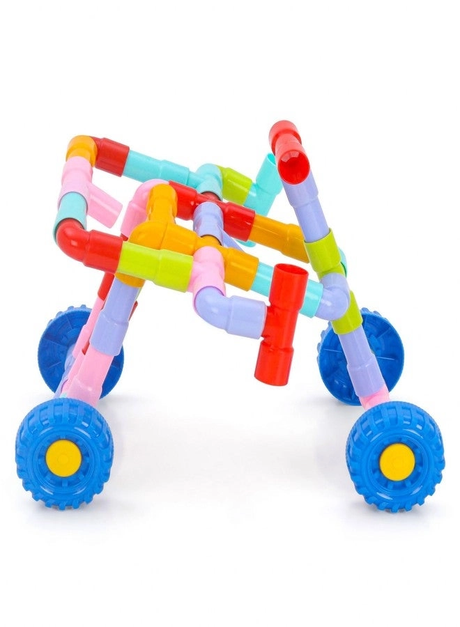 Plastic Builders Building Blocks Game - 50pcs Building Blocks