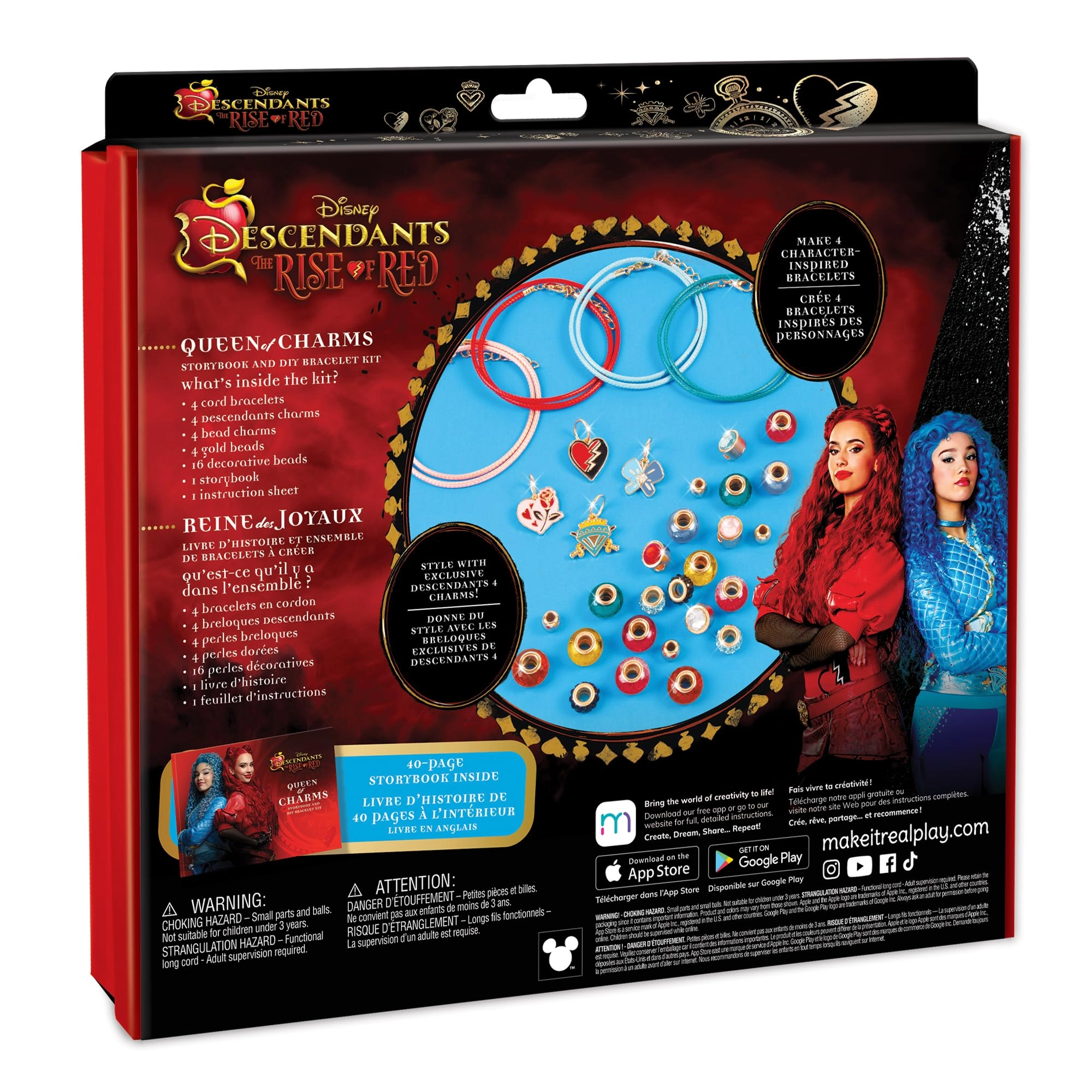 Descendants 4 Rise of Red - 34pc DIY Jewelry Kit Ages 8+