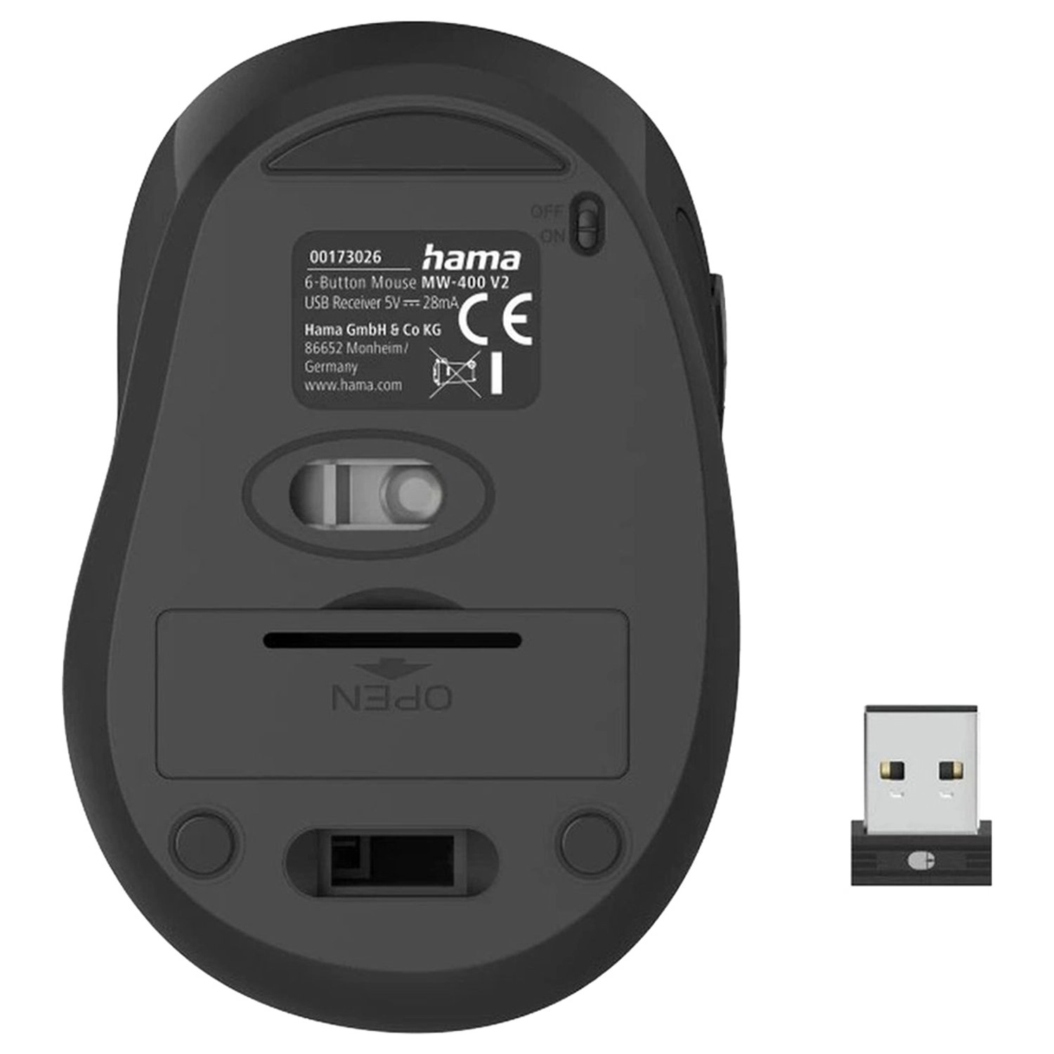 MW-400 V2 Ergonomic Mouse - Wireless