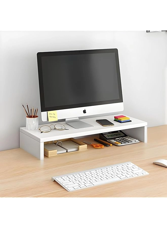 Single LCD Computer Monitor Free-Standing Desk Stand Riser - 1 13 inch to 32 inch