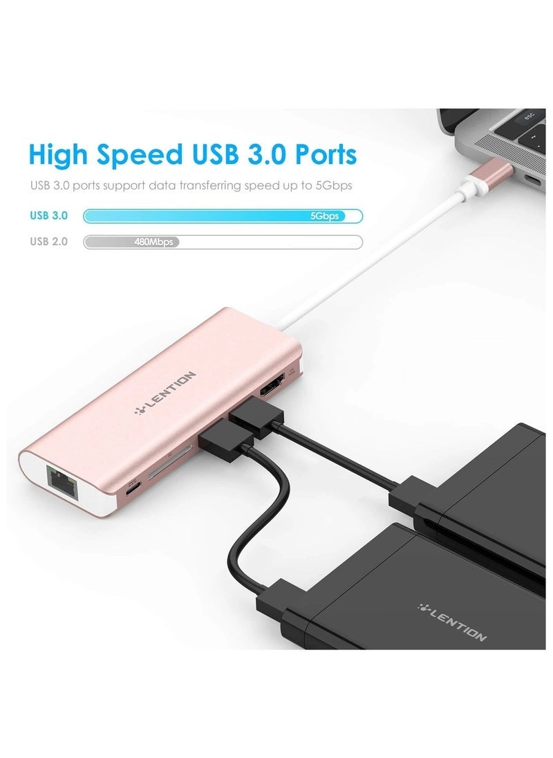 USB C Hub - USB-C 3.1 Gen1 4K@30Hz