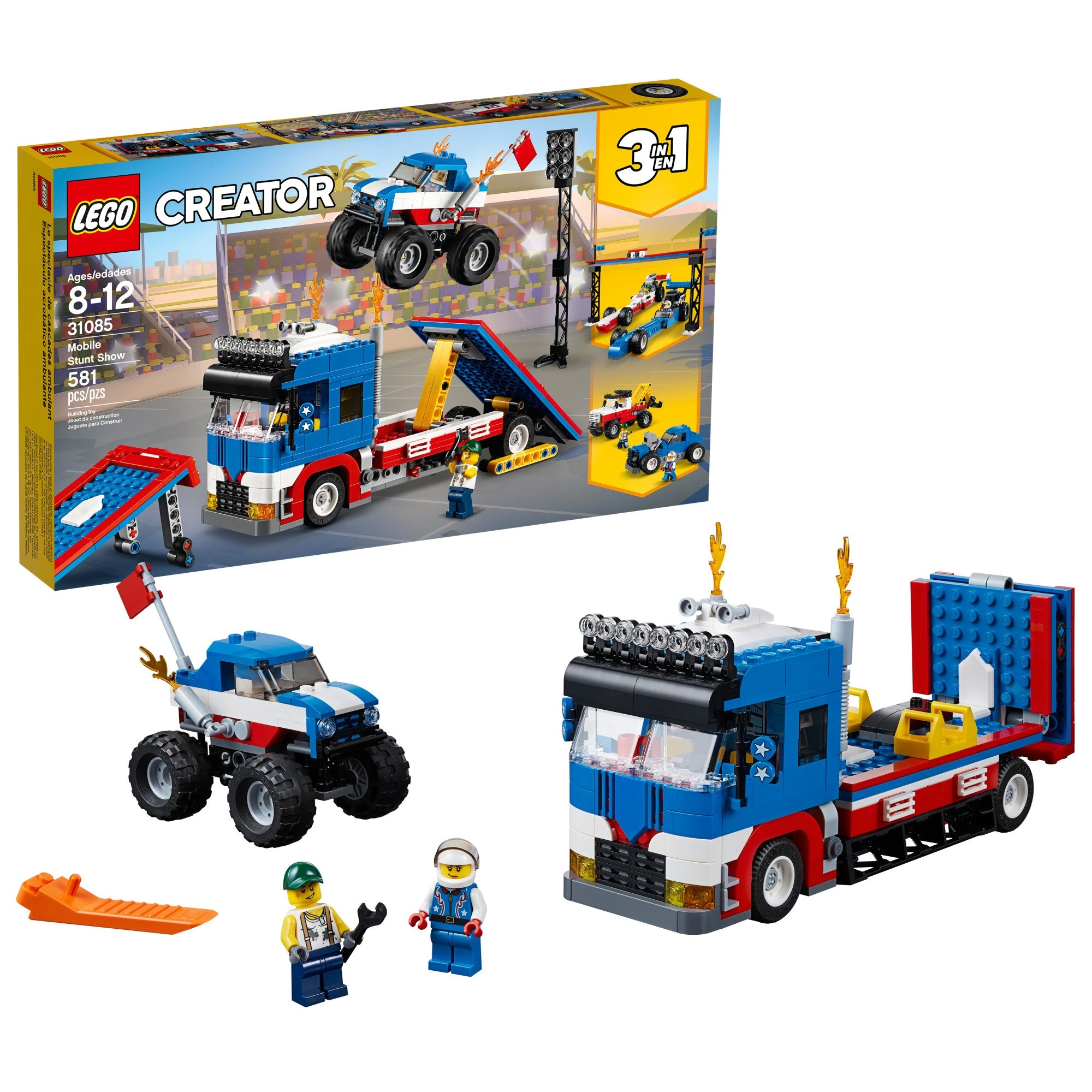 LEGO Creator 3in1 Mobile Stunt Show 31085