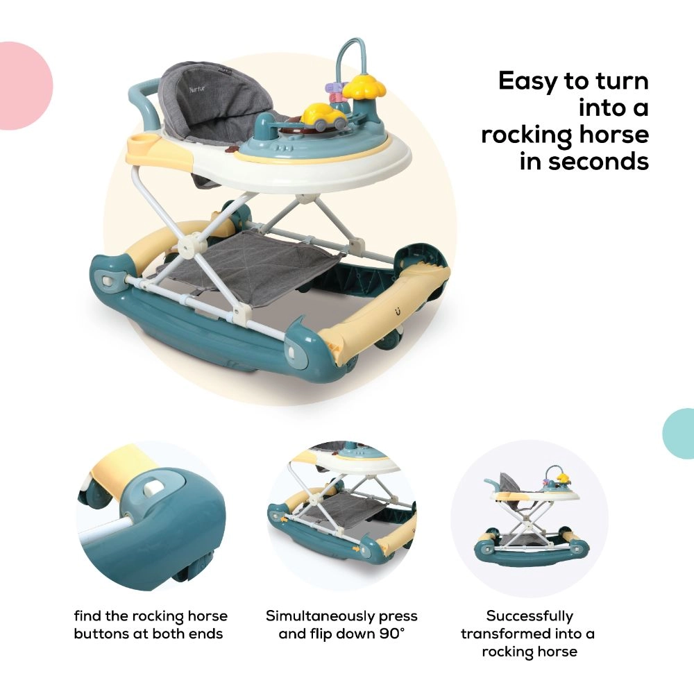 2-In-1 Baby Walker - 15kg 6-18 months