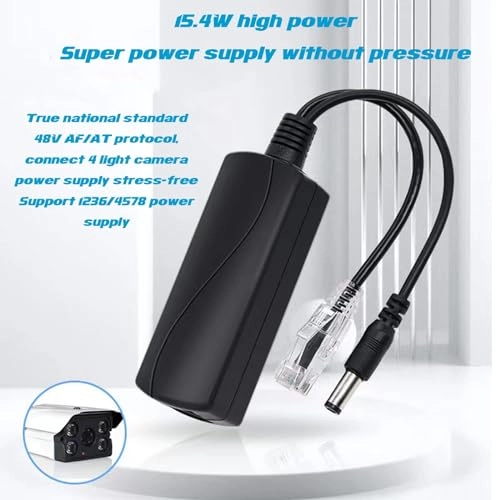 Gigabit PoE Splitter - 12V 2A IEEE 802.3af/at 10-100