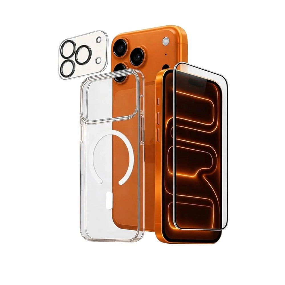 ESSE 3 in 1 Armor Combo Clear Case for iPhone 17 Pro Max