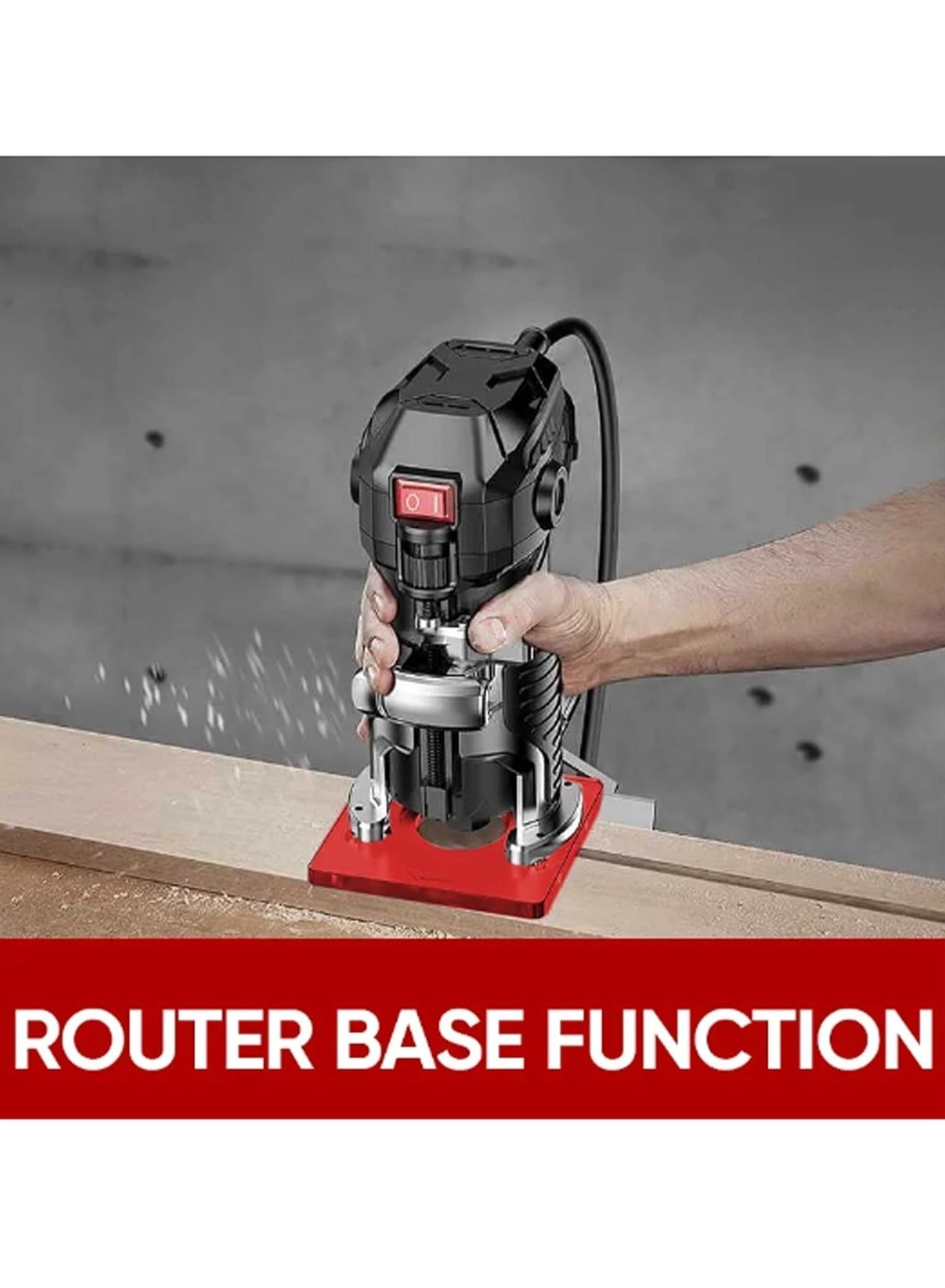 Router Milling Groove Bracke