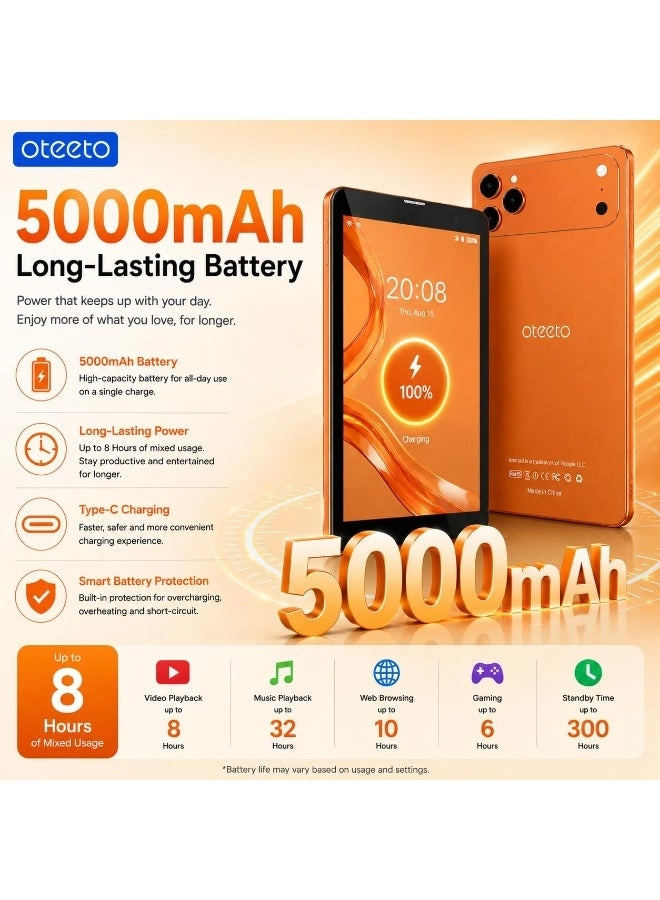 TAB 82 PRO 8" 5G 8GB RAM 512GB