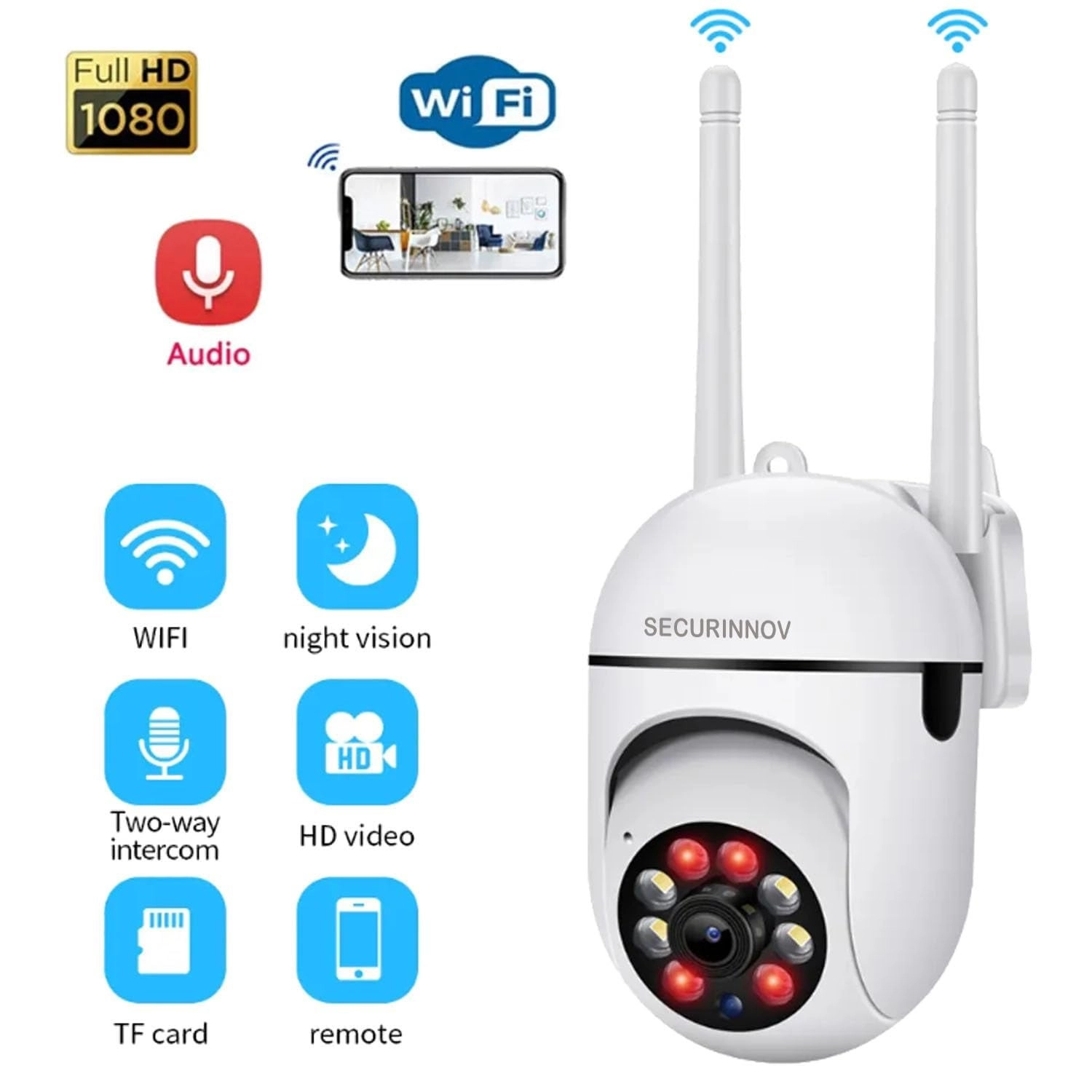 Indoor Mini Ptz 1080P