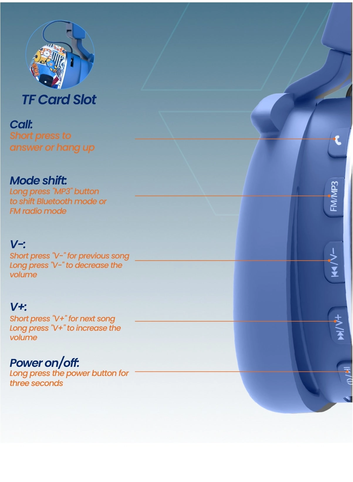 MX-WH022 Wireless Headphone