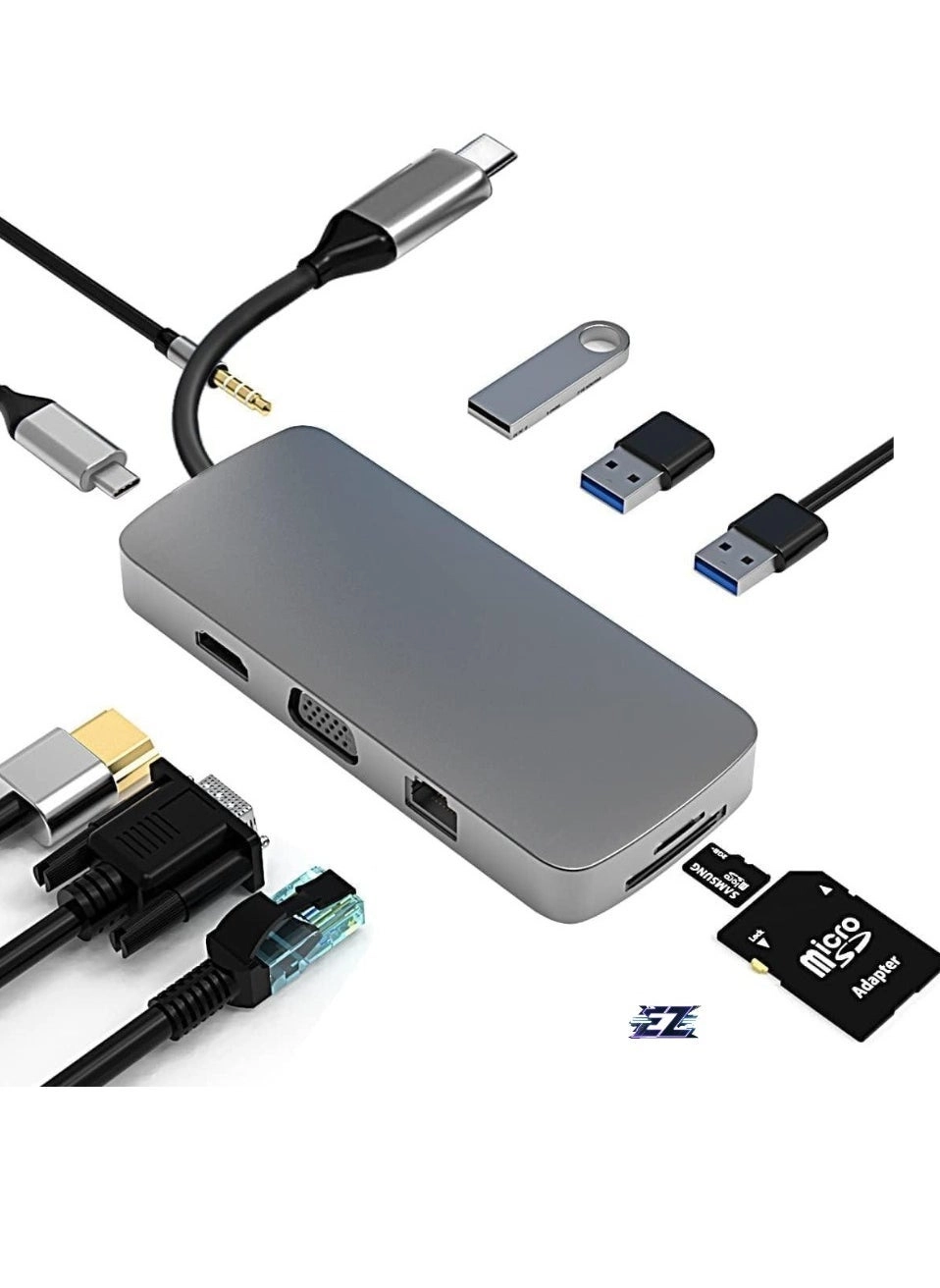 USB C Hub Docking Station