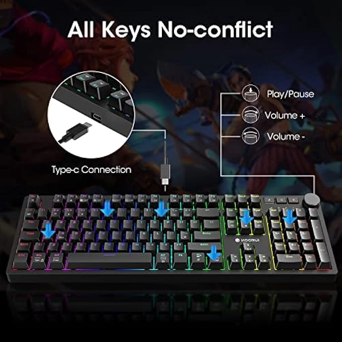 GAMING KEYBOARD - UK Wired