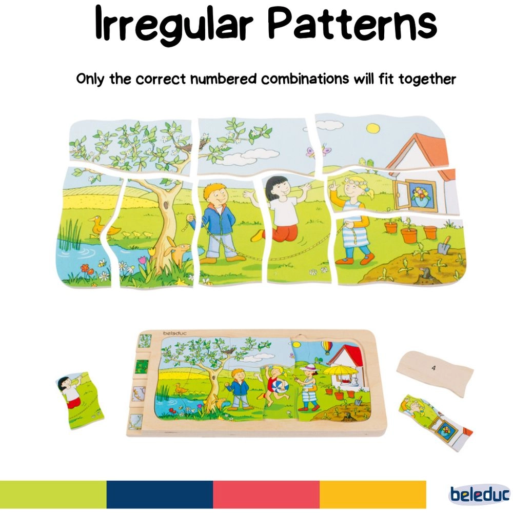 5-In-1 Layer Puzzle - Suitable for 4 years and above 36pcs