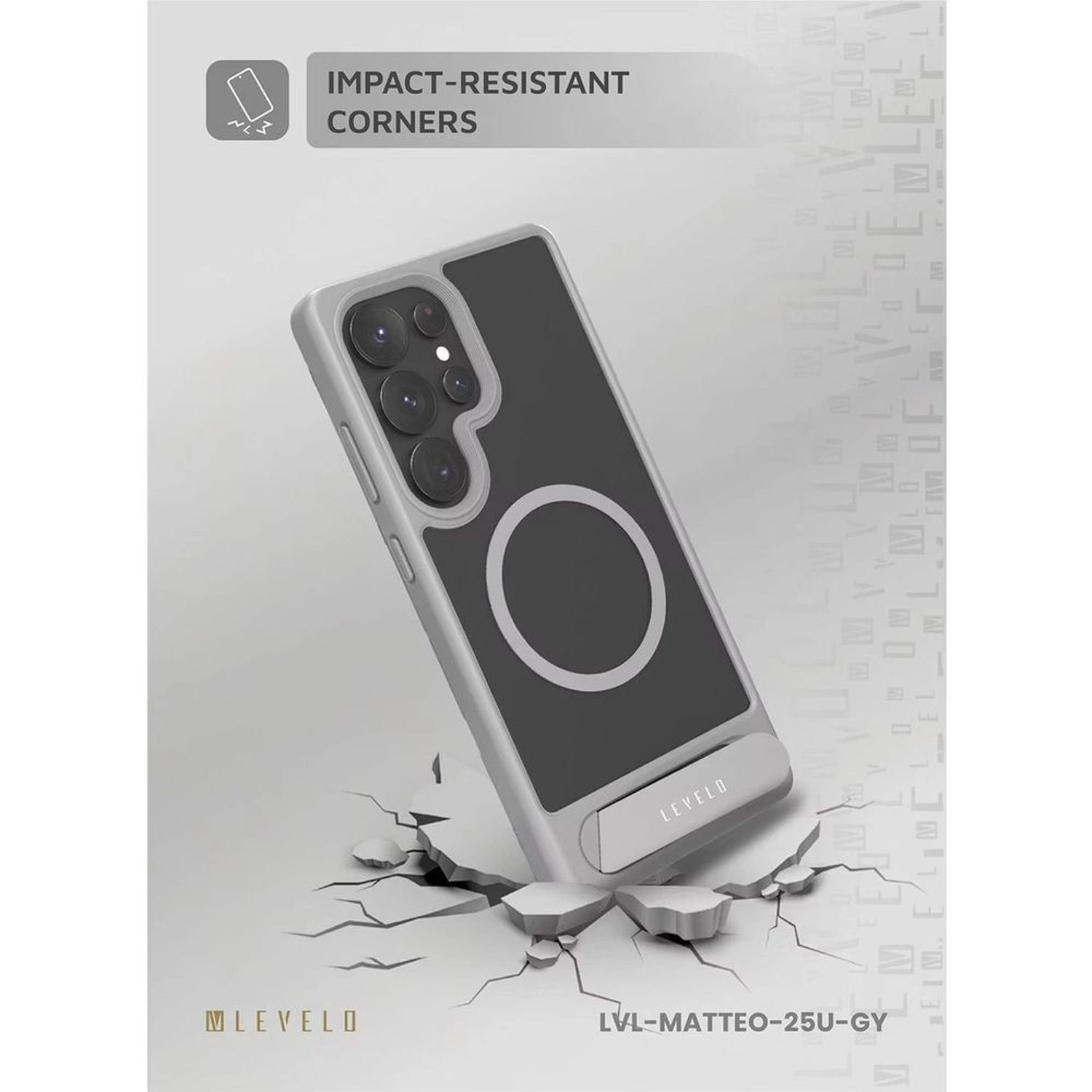 Matteo Grip Case with MagSafe for Samsung Galaxy S25 Ultra