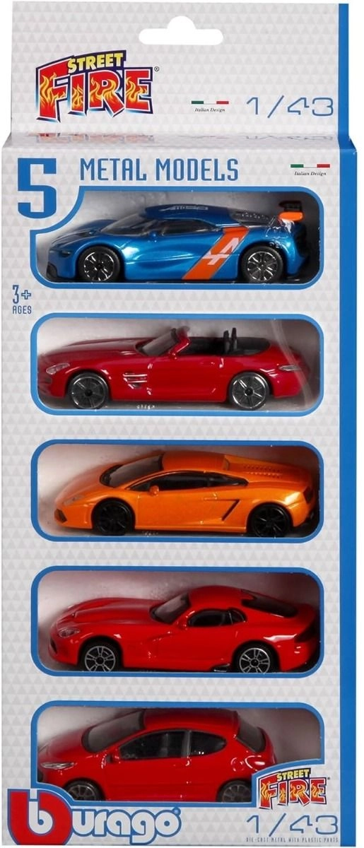 1:43 Street Fire - 5pcs Pack
