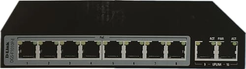 DGS-F1010P-E 8-ports