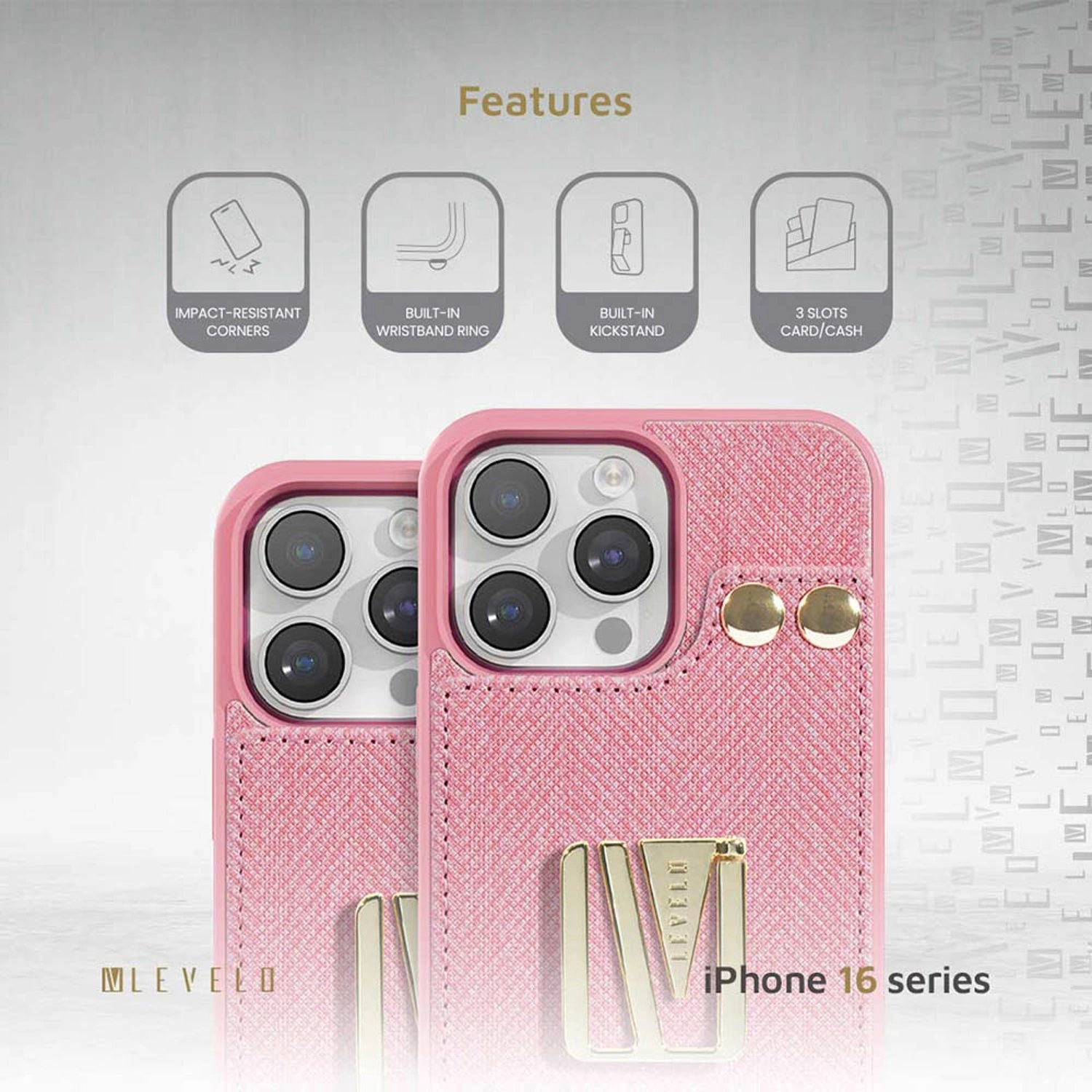 Serena Leather Case for iPhone 16 Pro