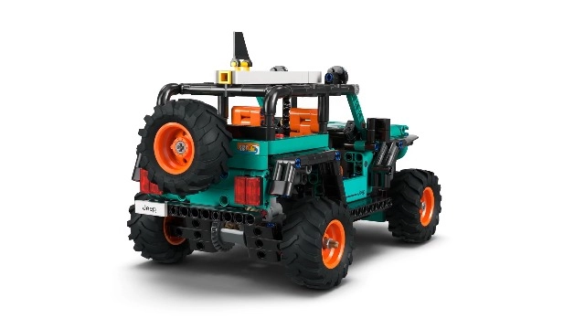 Technic Jeep Wrangler Rubicon (42227) - V6 Engine Steering Suspension