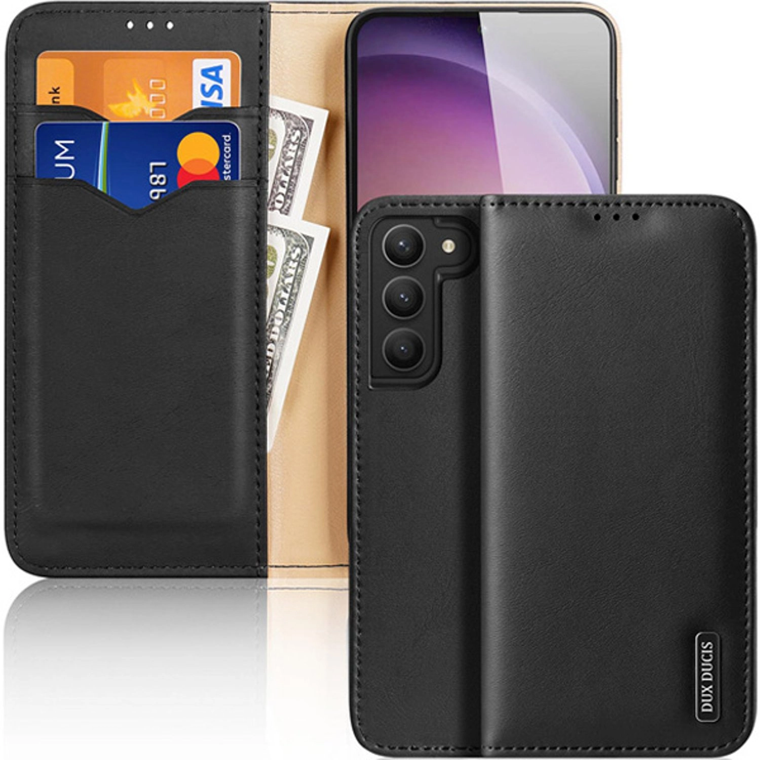 Hivo Series Wallet Case for Samsung Galaxy S23 - Leather