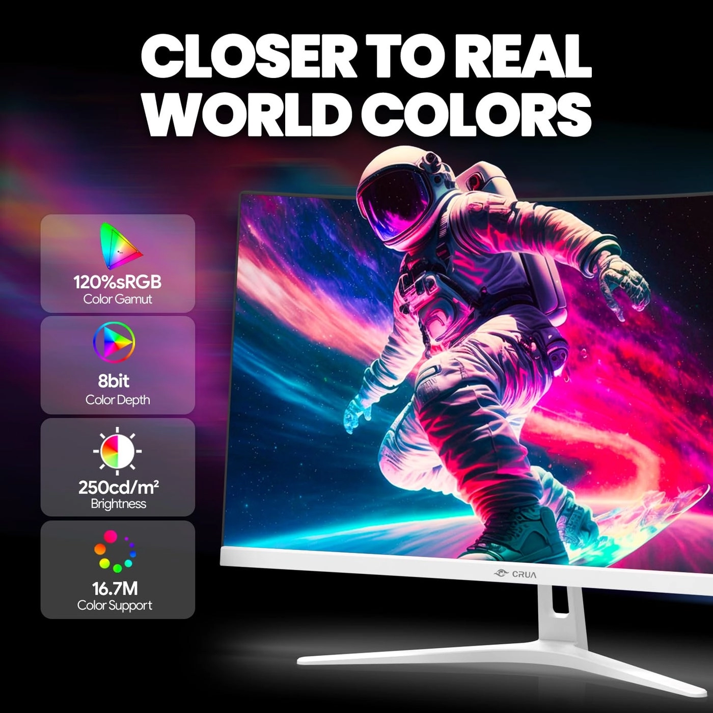 Curved Gaming Monitor - 27" 1920x1080P