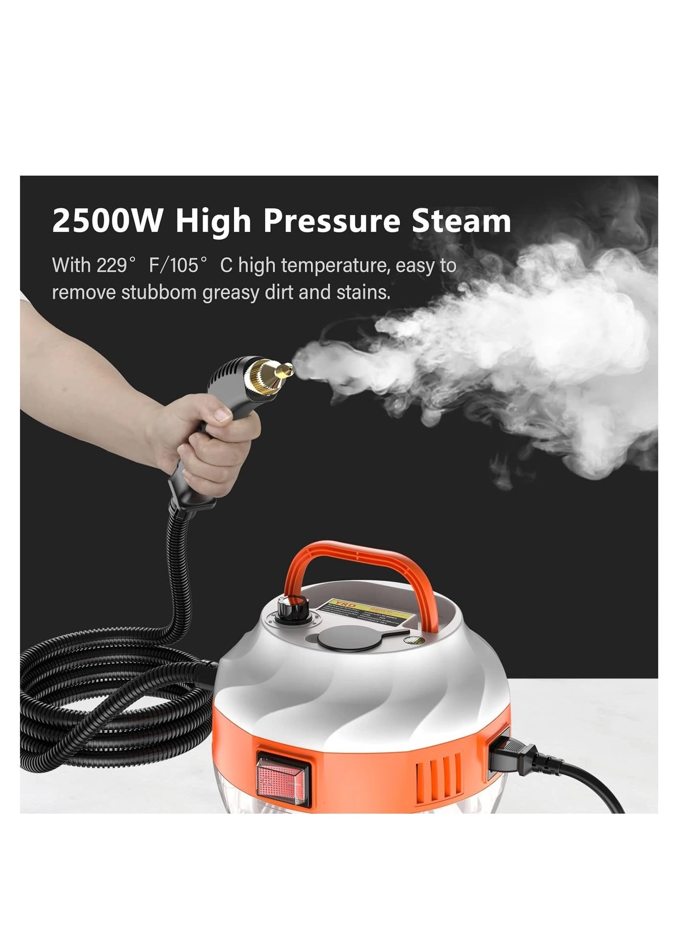 Handheld Steam Cleaner - 3BAR 400 Milliliters