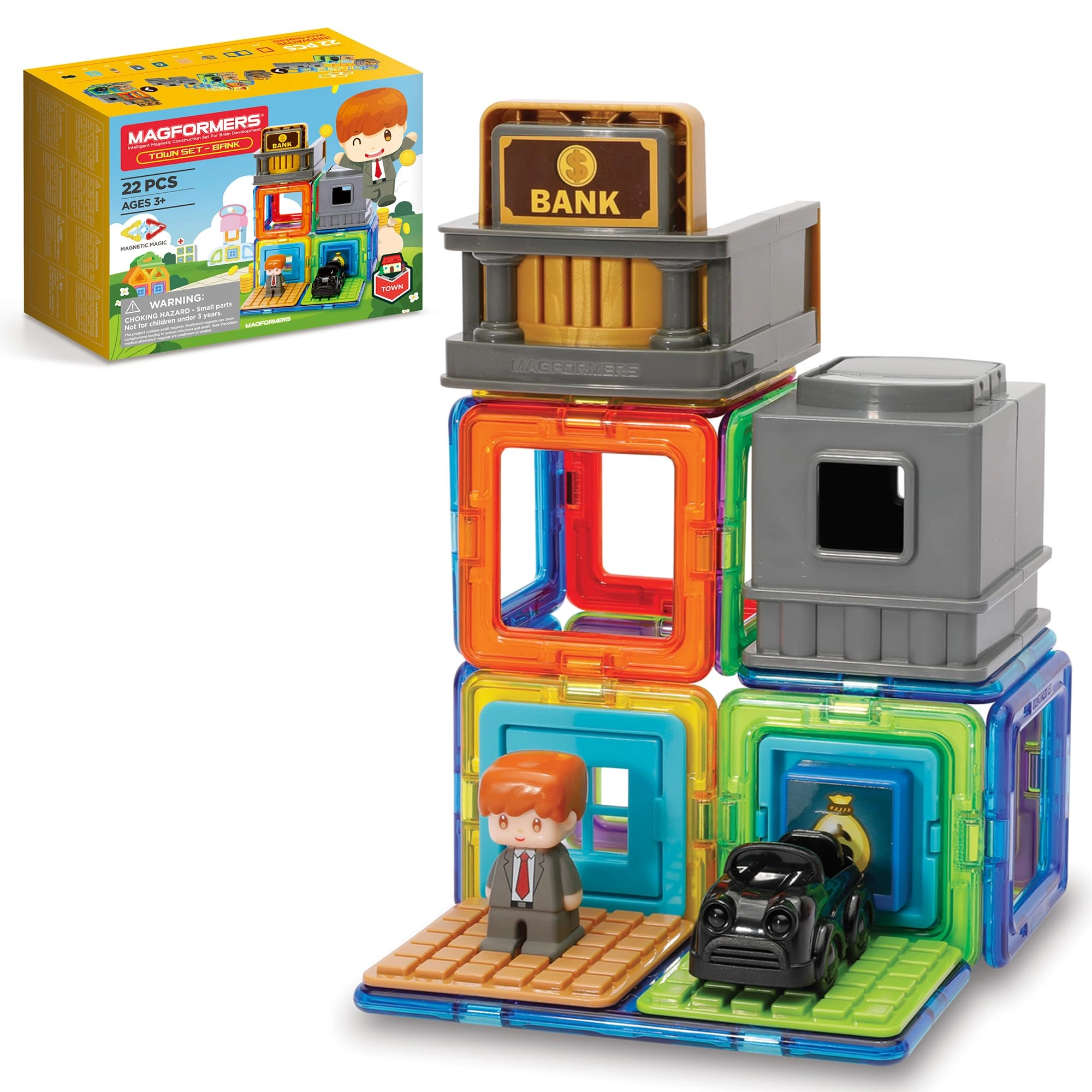 Magformers Town - Bank - 22pcs leisure