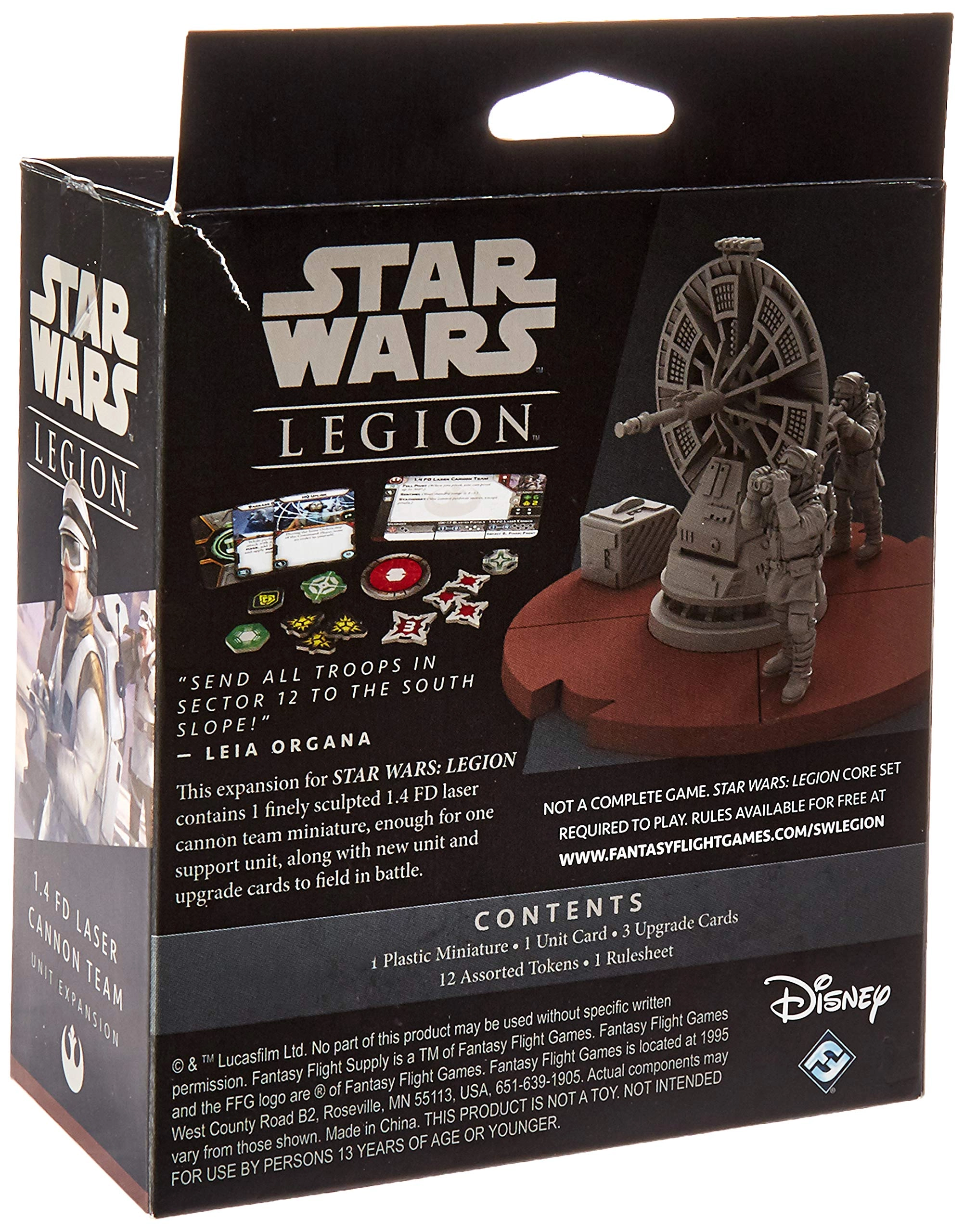 Star Wars: Legion - Rebel Alliance - 1.4 FD Laser Cannon Team