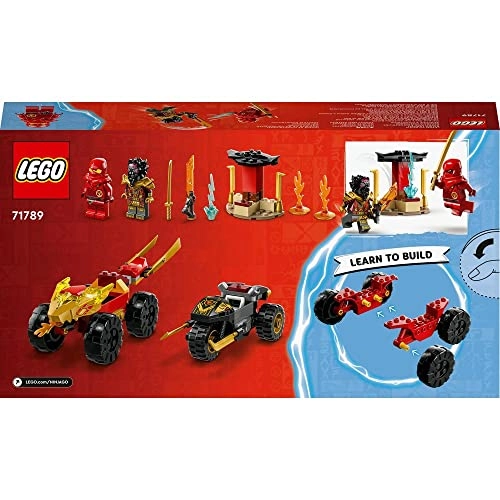 NINJAGO Kai and Ras's Car and Bike Battle Set (71789) - Dragons Rising Series