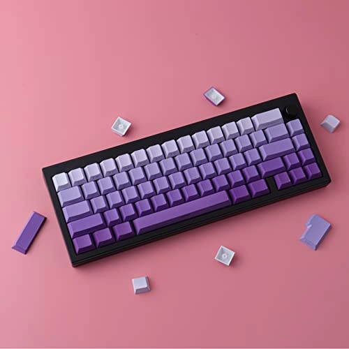 Keycaps PBT - 135 Keys Purple Gradient Cherry Profile
