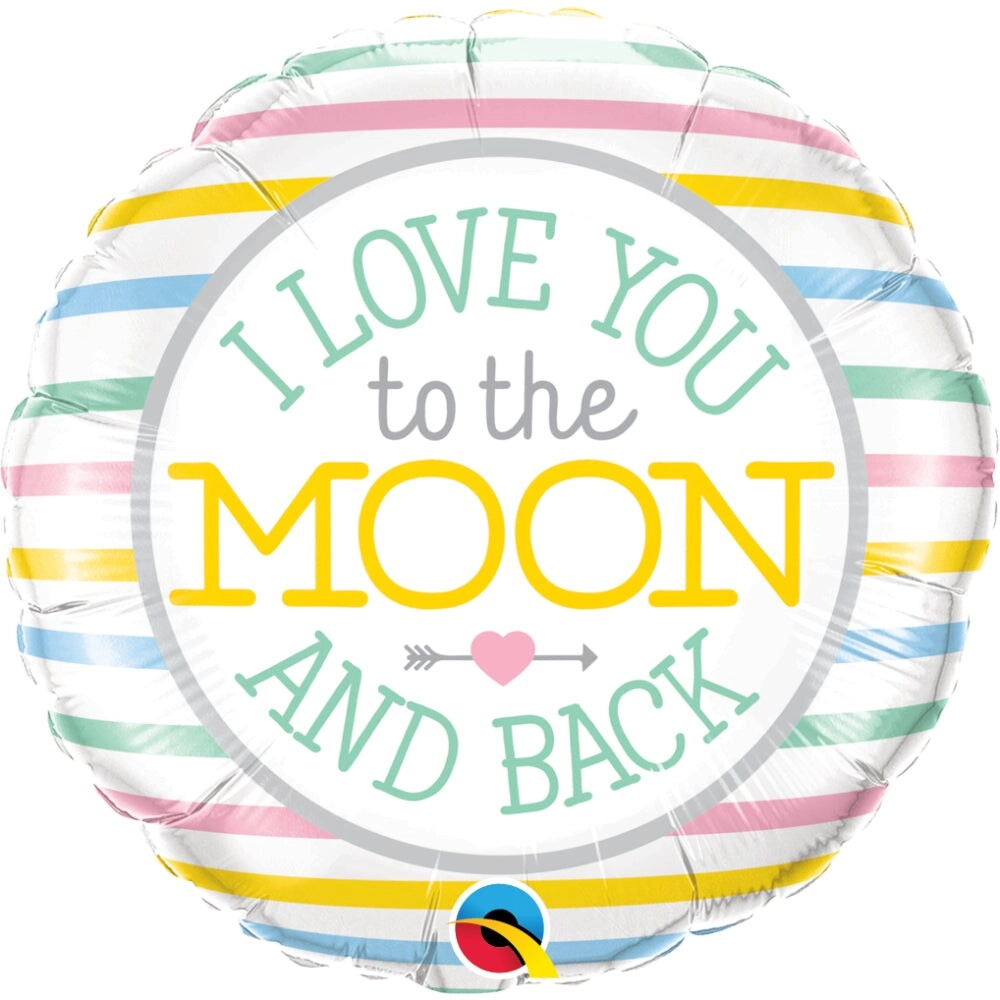 Party Zone I Love You To The Moon - Foil Balloon 18-Inch