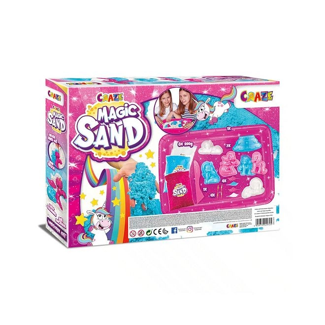 Magic Sand Unicorn Playset - 3+ years 7 Molds