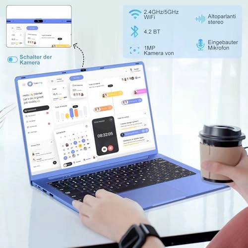 Laptop - 14'' Celeron N5095 8GB DDR4 256GB SSD