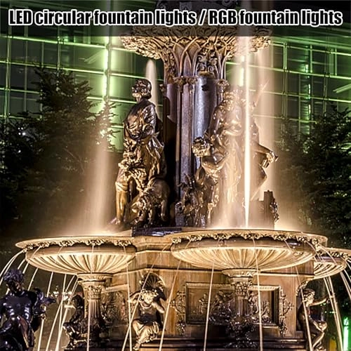 Led Ring Fountain Light - Low Voltage RGB IP68