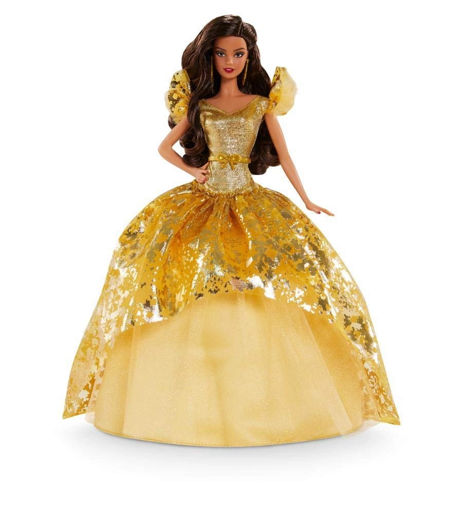 Barbie Holiday - Gold Brunette Ages 6+
