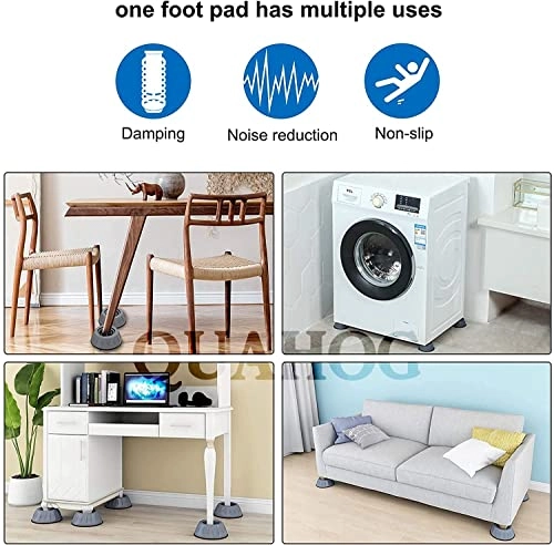 Anti Vibration Pads - Washing Machine Tread Grip Non Slip