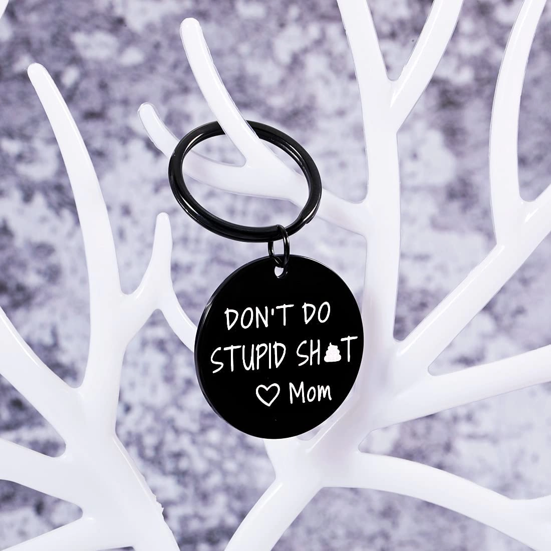 Funny Keychain - Humor-Mother-Teenager