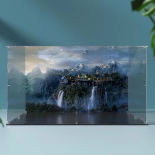 Acrylic Display Box - Assembled Dustproof 29.5 x 21.6 x 16.5 inches