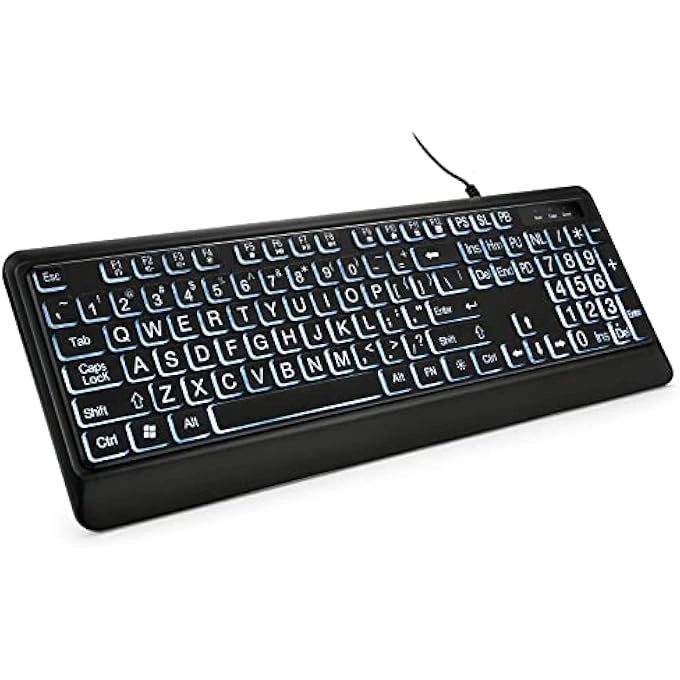 LARGE PRINT BACKLIT KEYBOARD