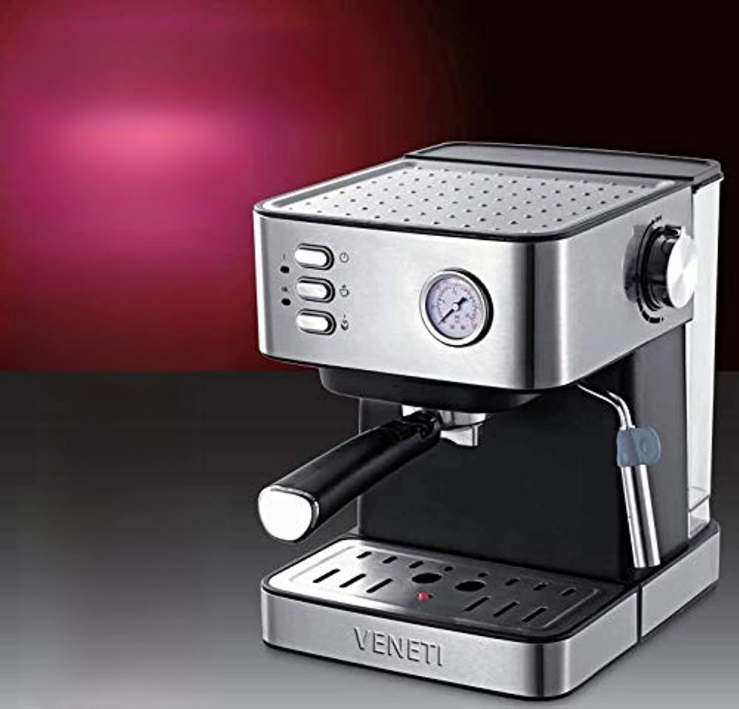 Veneti Coffee Machine - Removable Tank Cappuccino Option