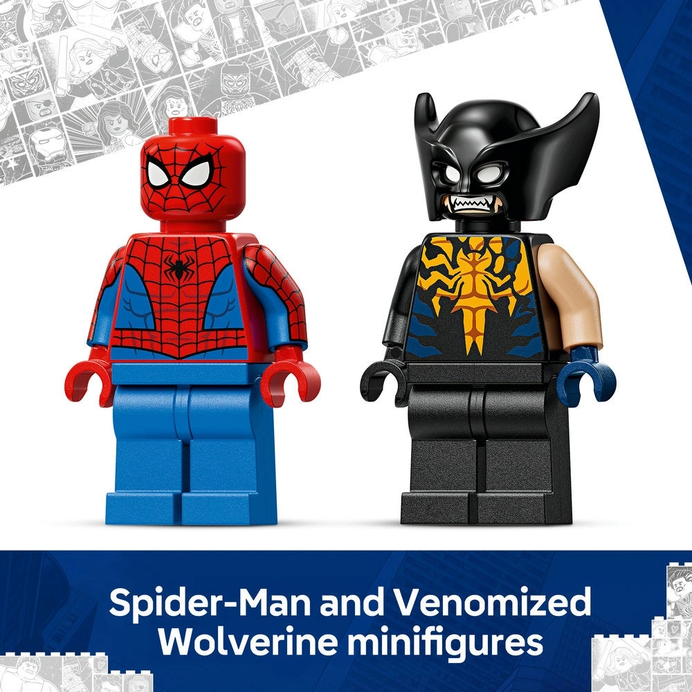Marvel Spider-Man Car vs. Venomized Wolverine (76336)