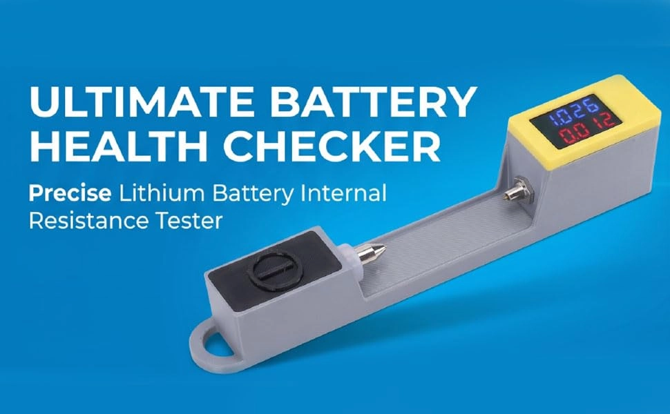Lithium Battery Internal Resistance Tester - Dual Color LED 0 to 2.5 GΩ